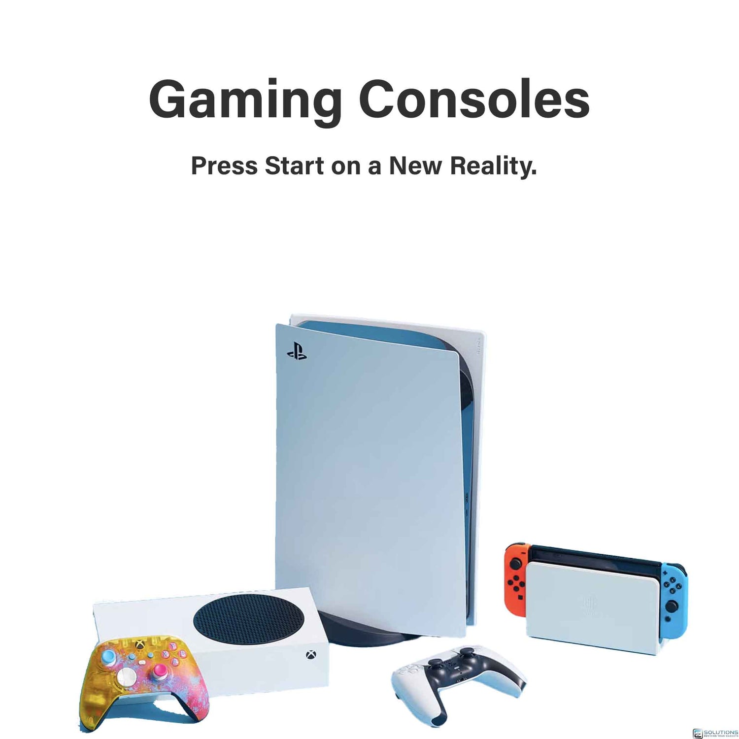 All Gaming Consoles, Xbox, PlayStation, Nintendo collection with amazing pricing