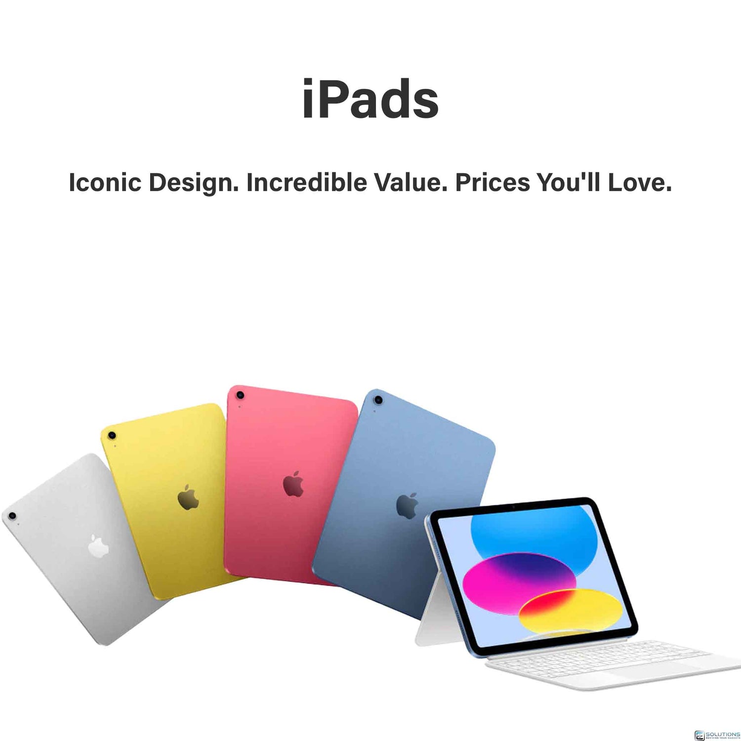 All iPads collection with price labels that you'll love