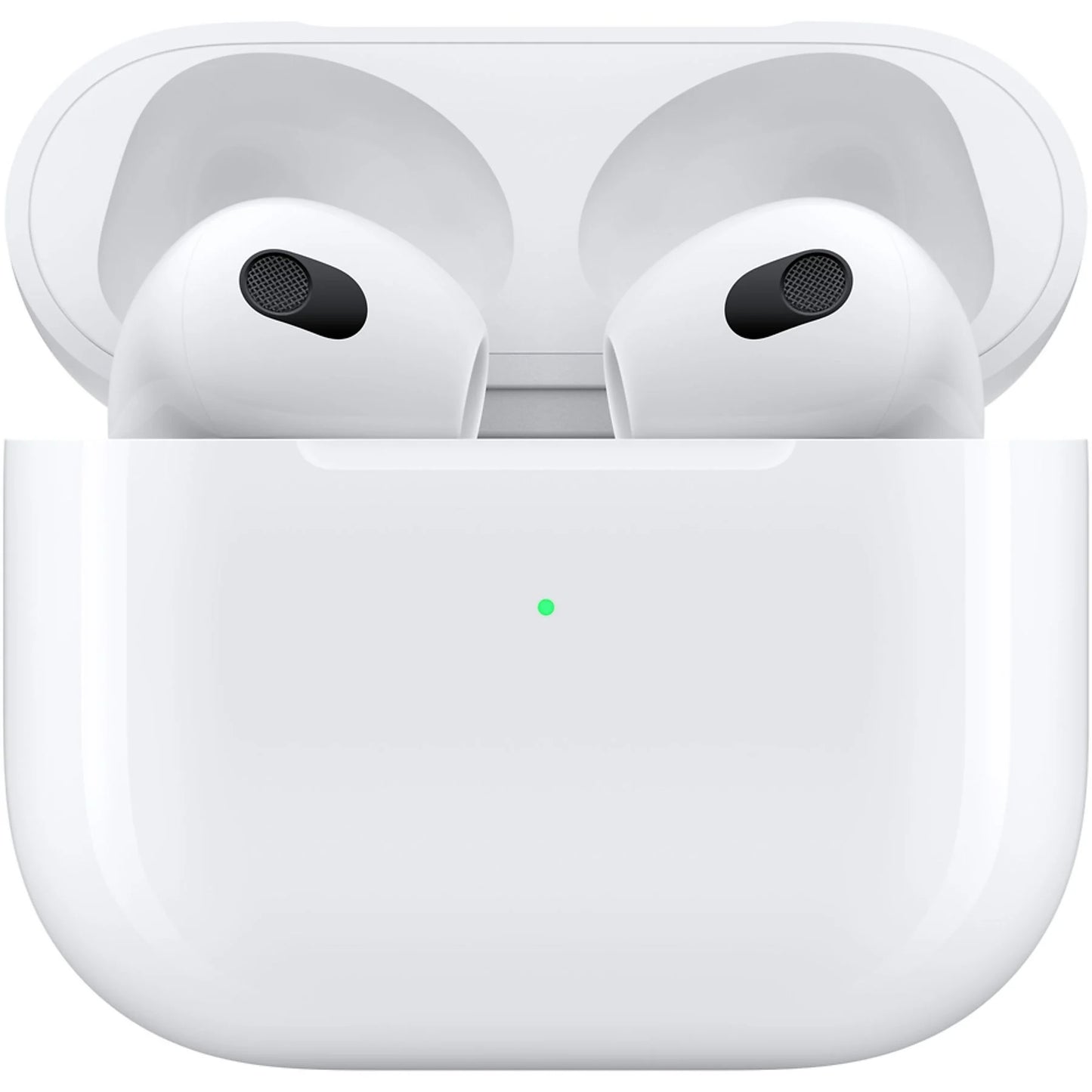 Apple AirPods 3rd Generation Lightning version shown with open charging case — premium Apple wireless earphones for music, calls, and all-day use