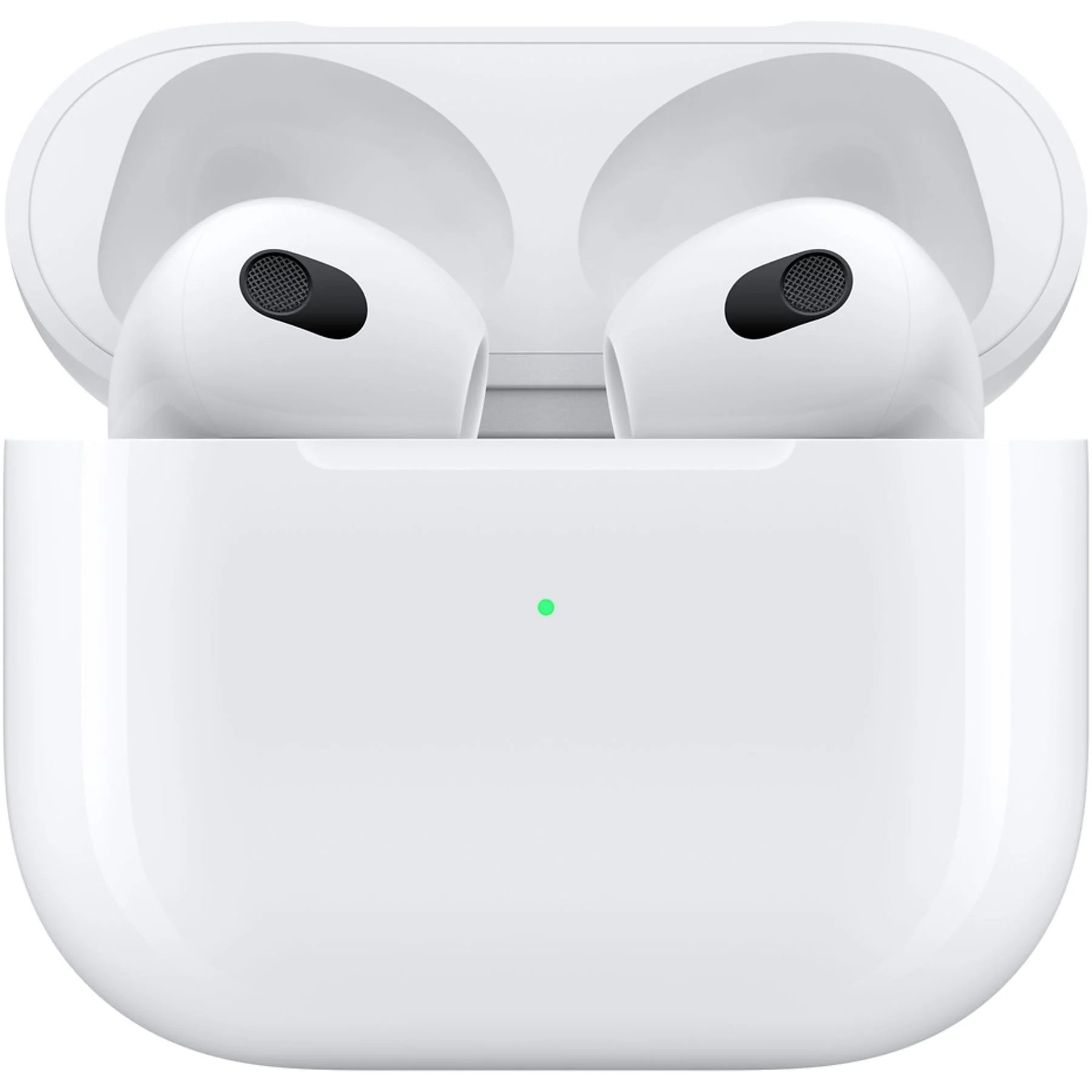 Apple AirPods 3rd Generation Lightning version shown with open charging case — premium Apple wireless earphones for music, calls, and all-day use