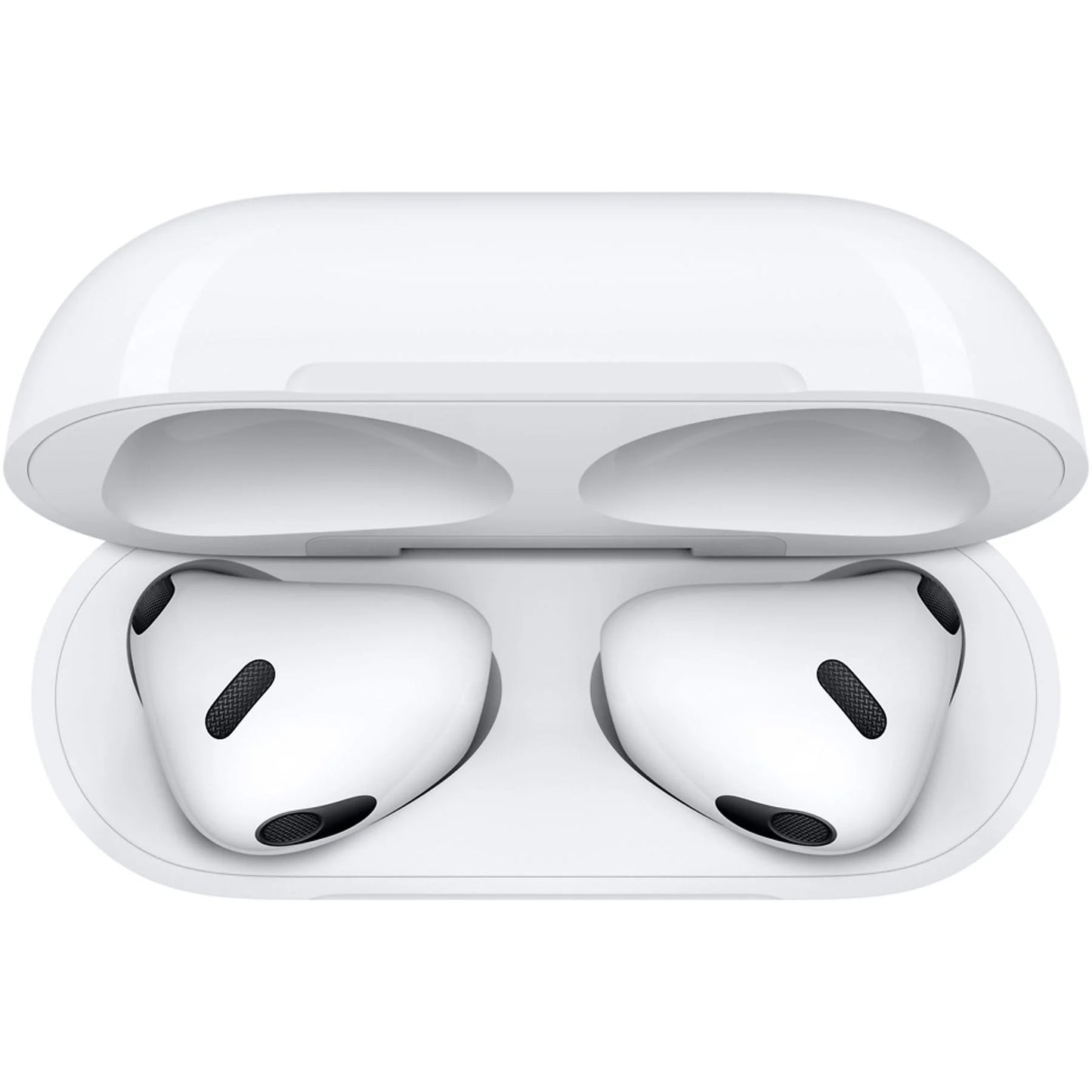 Apple AirPods 3rd Generation Lightning version shown with open charging case — premium Apple wireless earphones for music, calls, and all-day use