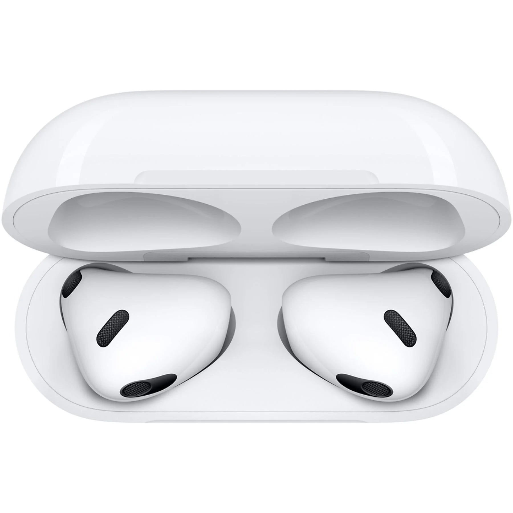 Apple AirPods 3rd Generation Lightning version shown with open charging case — premium Apple wireless earphones for music, calls, and all-day use