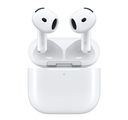 Apple AirPods 4th Generation without ANC charging in Lightning case — Bluetooth wireless earbuds, ideal for everyday music and calls