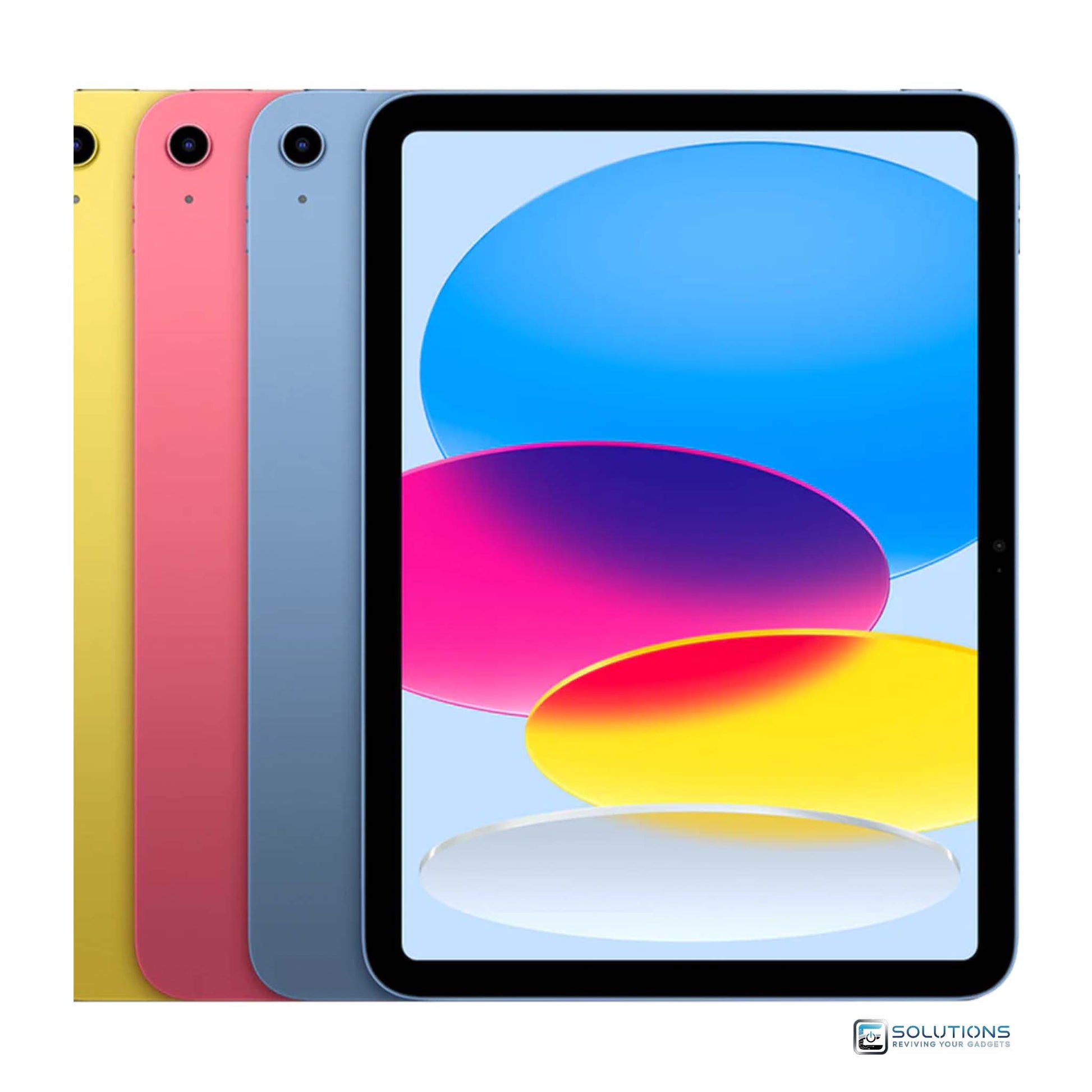 Apple iPad 11th Generation (A16) lineup in Blue, Pink, Silver, and Yellow – Wi-Fi and Wi-Fi + Cellular models in 64GB and 256GB storage options, excellent condition, ready for retail or wholesale.