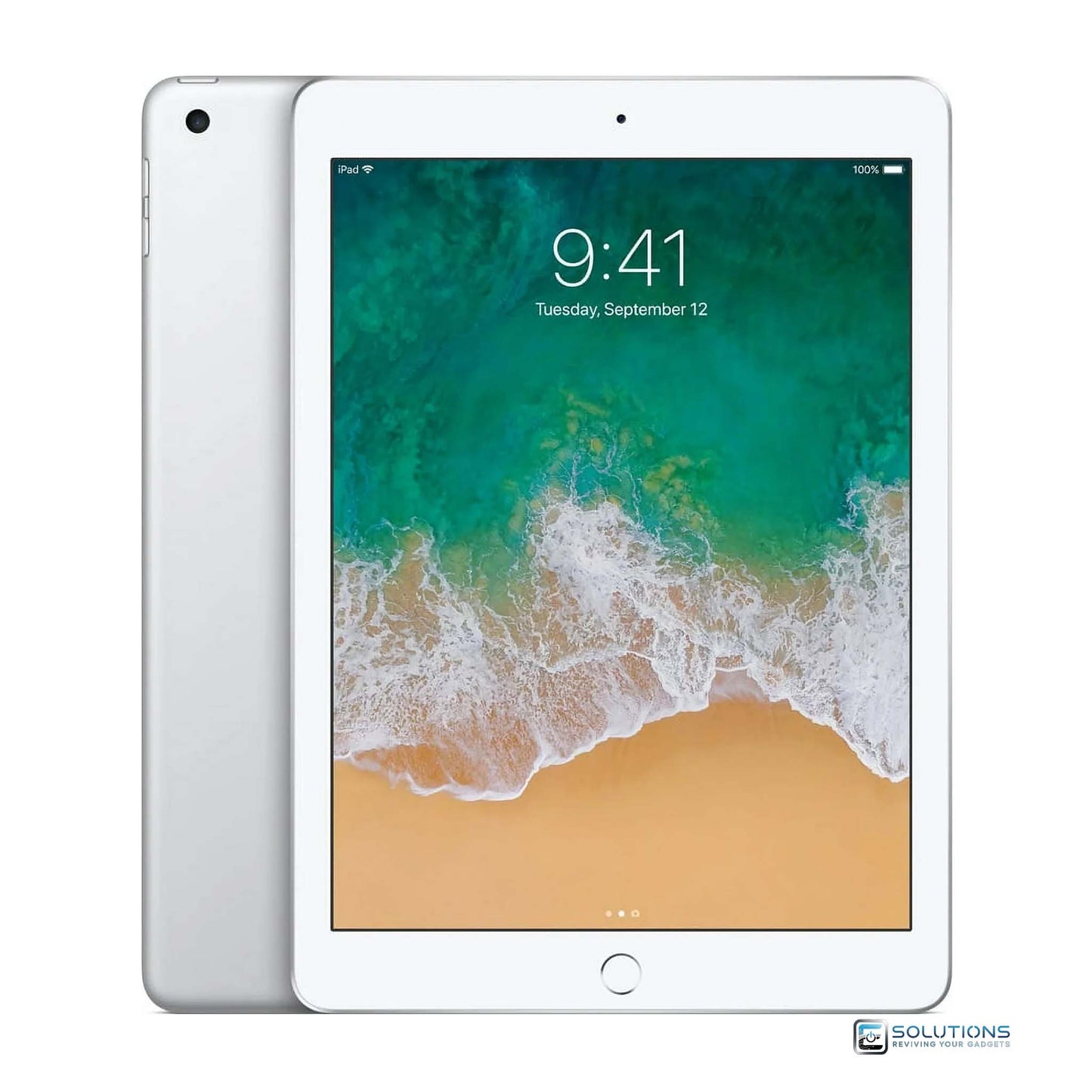 iPad 7th Gen in Silver with Wifi and Wi-Fi + Cellular. Fully unlocked, 32GB and 128GB storage. Ideal for on-the-go users and bulk resellers.