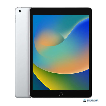 Silver iPad 9th Generation – available in 64GB and 256GB. WiFi and Cellular variant. Factory unlocked, ideal for personal and business use.