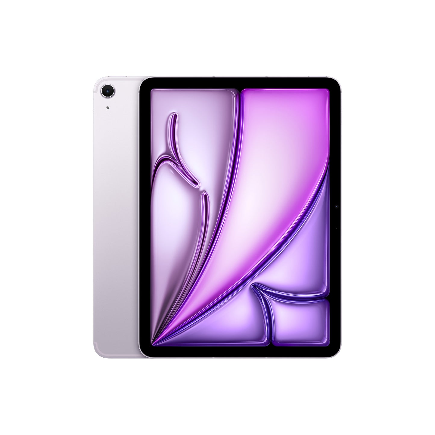 Purple iPad Air 13-inch M2, 128GB to 1TB storage, available in Wi-Fi and Wi-Fi + Cellular unlocked models. Bold and stylish large-screen tablet with pro-level performance.