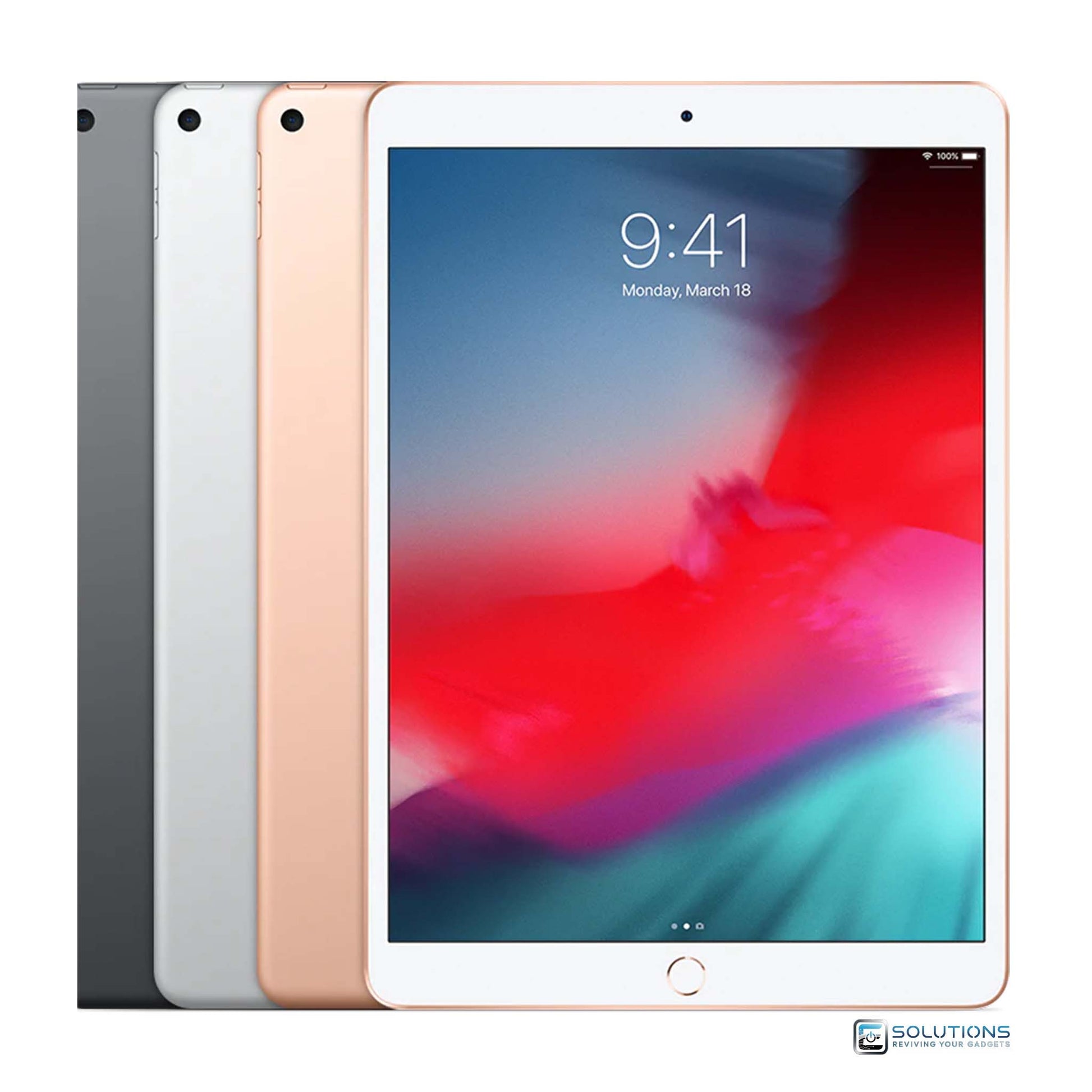 Apple iPad Air 3rd Generation in Space Gray, Silver, and Gold – Wi-Fi and Wi-Fi + Cellular models available in 64GB and 256GB storage, ideal for students, professionals, and bulk buyers.