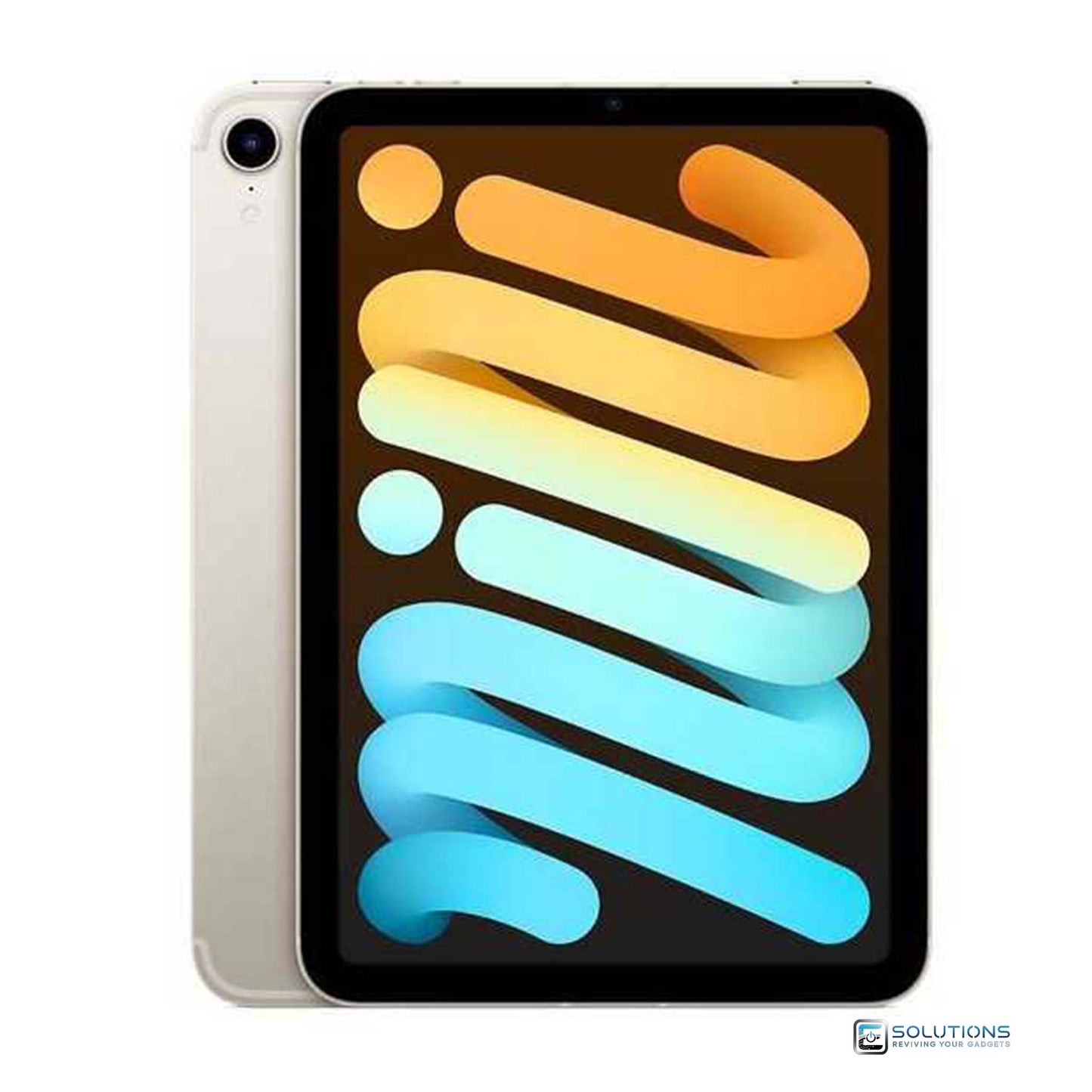 Starlight iPad mini A17 Pro, offered in 128GB, 256GB, and 512GB, with both Wi-Fi and Wi-Fi + Cellular unlocked models. Elegant and high-performing tablet for daily use and bulk resellers.