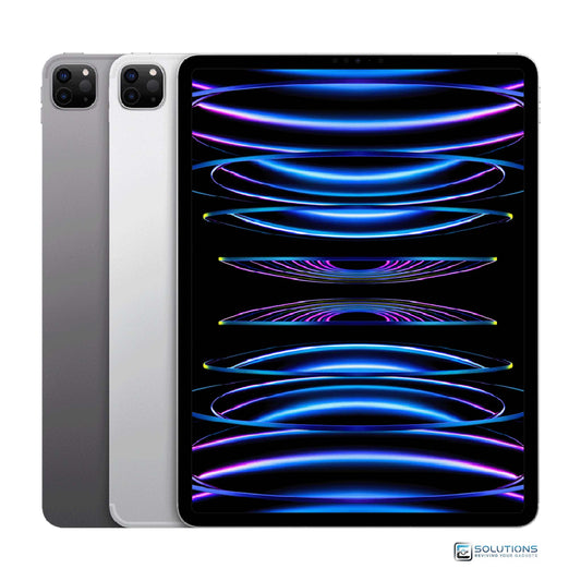 Apple iPad Pro 12.9-inch 6th Generation lineup in Space Gray and Silver — available in 128GB, 256GB, 512GB, 1TB, and 2TB storage, with Wi-Fi and Wi-Fi + Cellular unlocked models for retail and wholesale buyers.