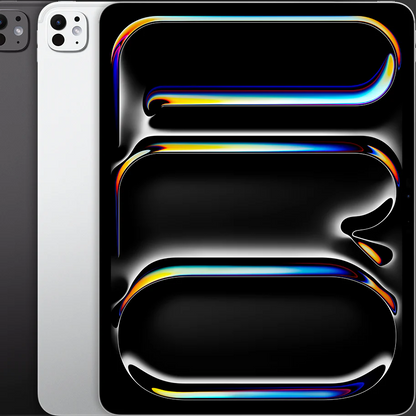 Apple iPad Pro 13-inch M4 lineup in Space Black and Silver — available in 256GB, 512GB, 1TB, and 2TB storage options, with Wi-Fi and Wi-Fi + Cellular unlocked models for retail and wholesale customers.