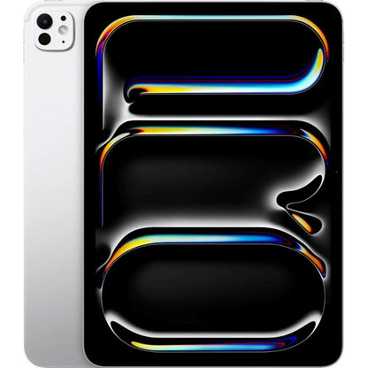 Silver Apple iPad Pro 13-inch M4, offered in 256GB, 512GB, 1TB, and 2TB storage, with Wi-Fi and Wi-Fi + Cellular unlocked models. Powered by the advanced M4 chip with Ultra Retina XDR display and 5G capability for creators and professionals.