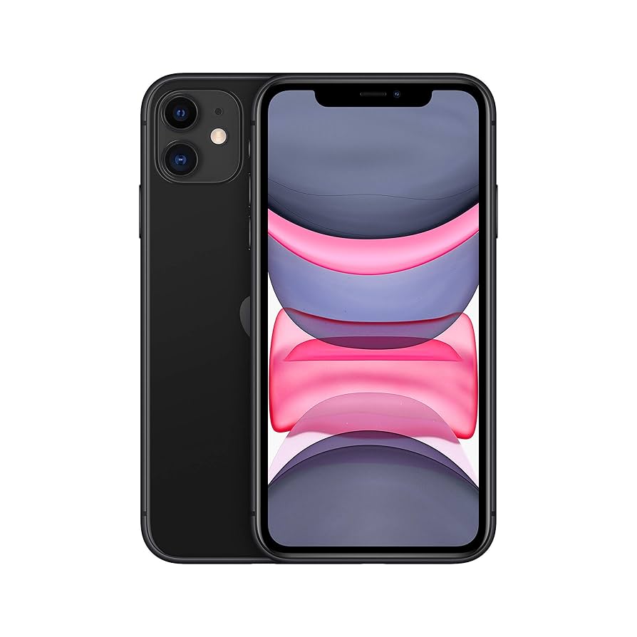 Black Apple iPhone 11 in good used condition — available unlocked with 64GB, 128GB, or 256GB storage. A sleek and timeless choice for both retail shoppers and bulk tech resellers.
