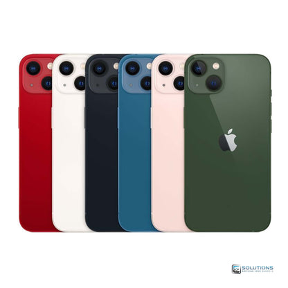 All six Apple iPhone 12 colors — Black, White, Blue, Green, (PRODUCT)RED, and Purple — displayed together, showing front and back design in available storage options (64GB, 128GB, 256GB). Fully unlocked, retail and wholesale ready, compatible with GSM and CDMA carriers.