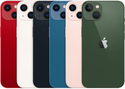 All six Apple iPhone 12 colors — Black, White, Blue, Green, (PRODUCT)RED, and Purple — displayed together, showing front and back design in available storage options (64GB, 128GB, 256GB). Fully unlocked, retail and wholesale ready, compatible with GSM and CDMA carriers.