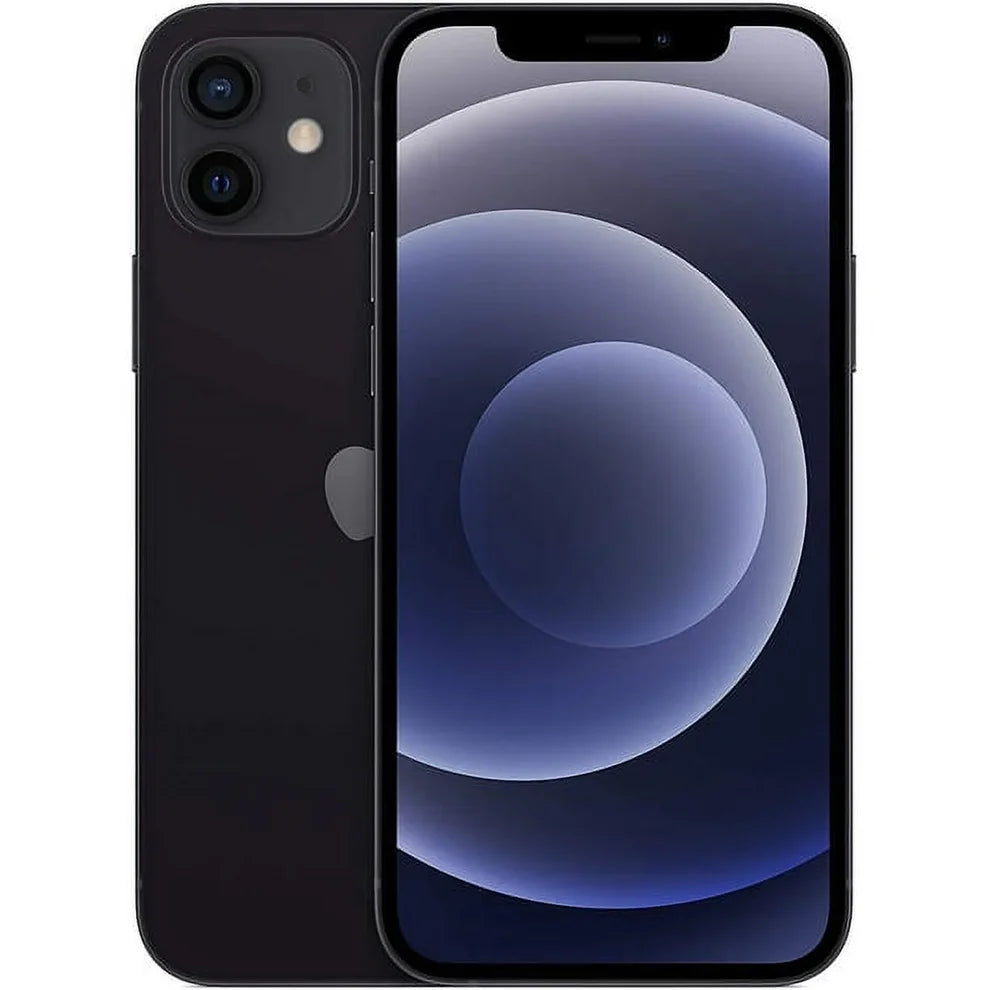 iPhone 12 Mini in sleek Black finish, available in 64GB, 128GB, and 256GB. Fully unlocked, tested in good condition, works with all major carriers. Great for retail use or wholesale resale.