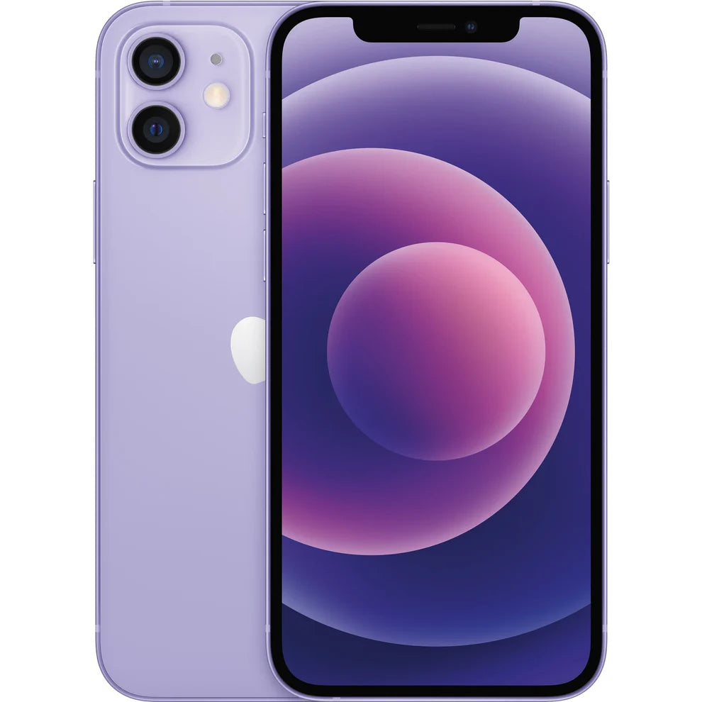 Purple iPhone 12 Mini — stylish and compact. Available in all major storage capacities, unlocked and compatible with global networks. Perfect for personal use or wholesale deals.