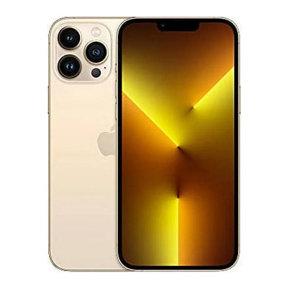 Apple iPhone 13 Pro in stunning Gold finish, available in all major storage sizes. Refurbished in excellent/good condition for all GSM/CDMA networks.