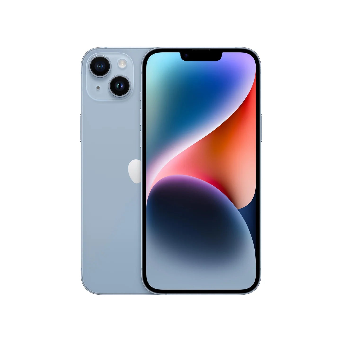 Blue Apple iPhone 14 Plus – available in 128GB, 256GB, and 512GB; unlocked, in excellent/good used condition for retail and wholesale.