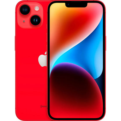 Buy unlocked iPhone 14 PRODUCT(RED) 128GB 256GB 512GB – new/excellent/good condition for retail or wholesale – supports AT&T, T-Mobile, Verizon, MetroPCS, Cricket, BoostMobile, and global GSM/CDMA.