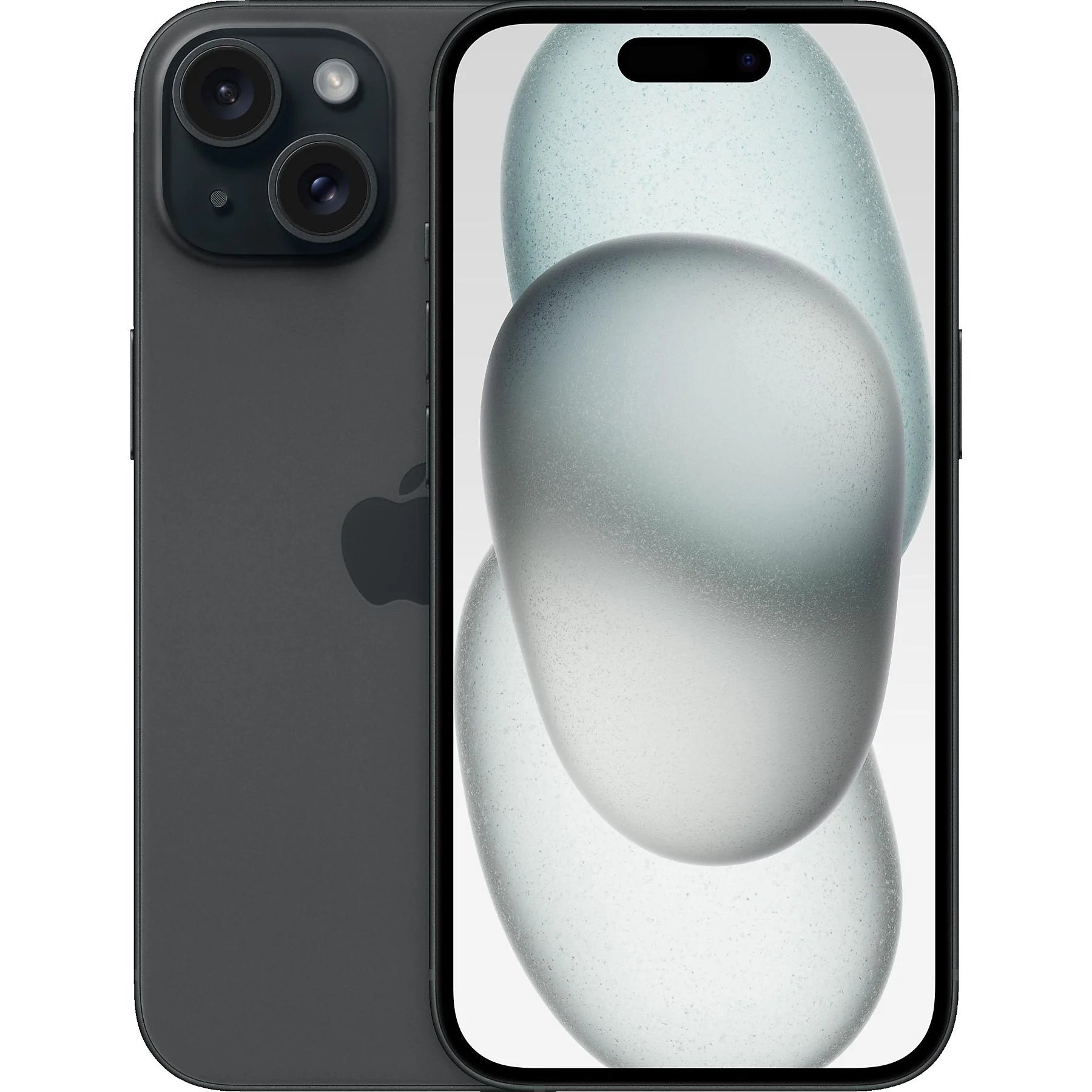 Apple iPhone 15 in sleek Black finish — available in 128GB, 256GB, and 512GB — factory unlocked and ready for use on all major carriers including AT&T, T-Mobile, Verizon, and international networks.