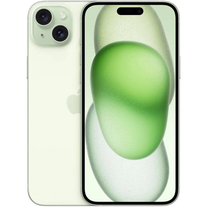 Fresh Green iPhone 15 Plus in all storage options. Factory unlocked and compatible with all carriers worldwide. Great for personal use or high-volume wholesale.