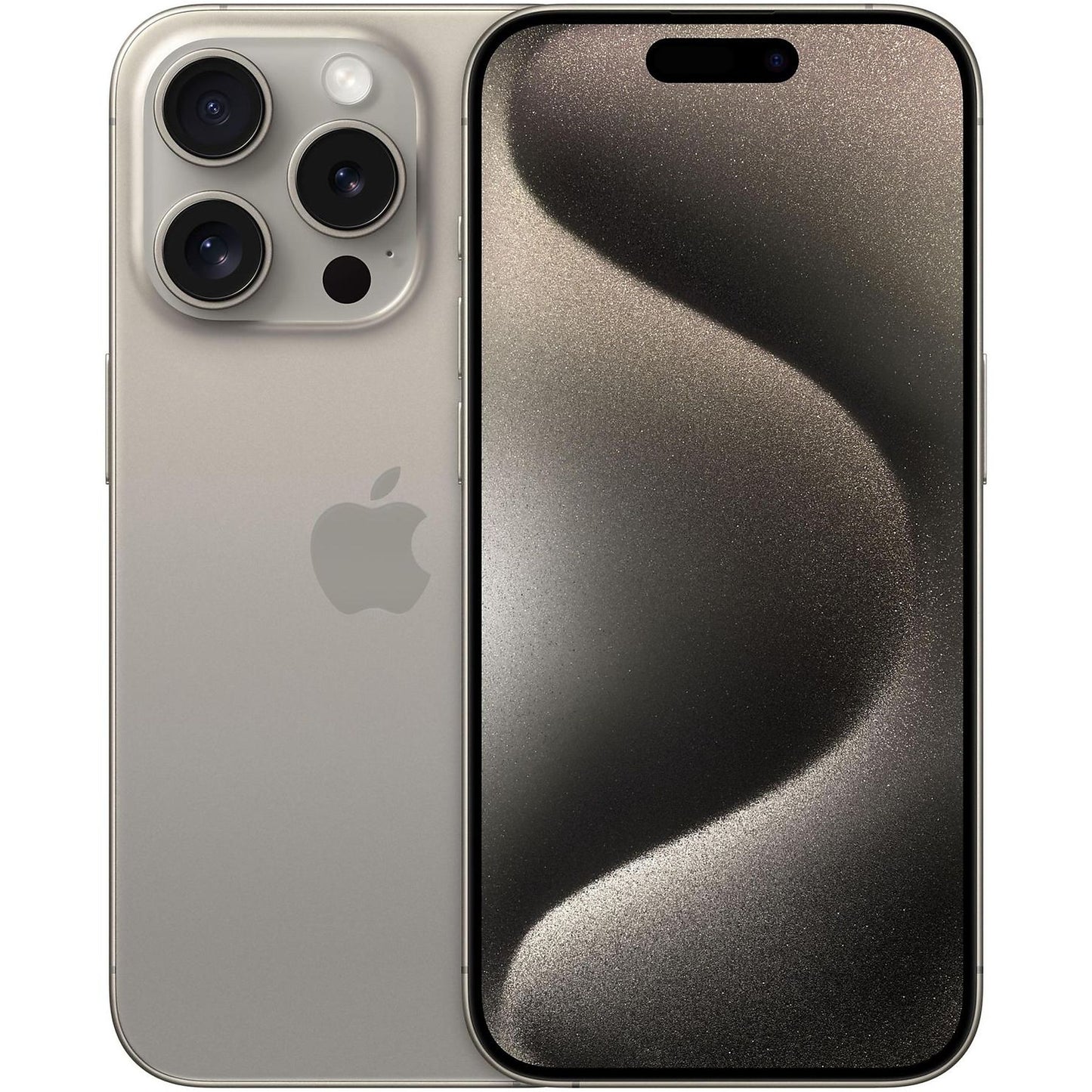 iPhone 15 Pro Max in Natural Titanium finish. Premium build, factory unlocked, and available in 256GB, 512GB, and 1TB. Ideal for everyday users and wholesale buyers alike.