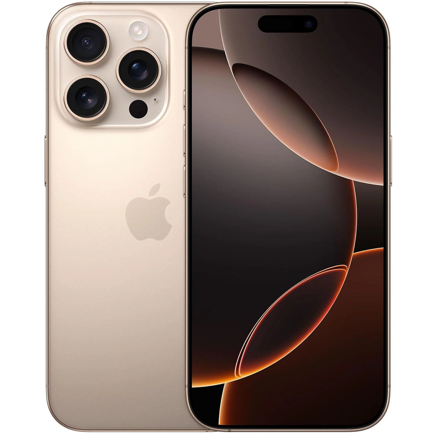 Unique Desert Titanium iPhone 16 Pro — available in all storage variants. Unlocked and perfect for AT&T, Verizon, T-Mobile, and other carriers.