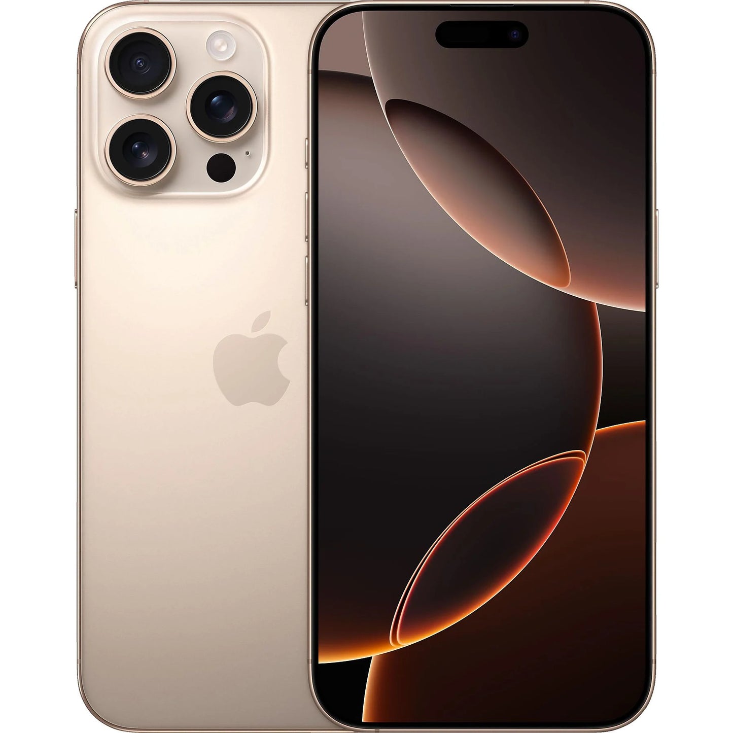 iPhone 16 Pro Max Desert Titanium — bold, warm tone finish with premium storage configurations. Fully unlocked for global use. A top choice for buyers looking for something unique.
