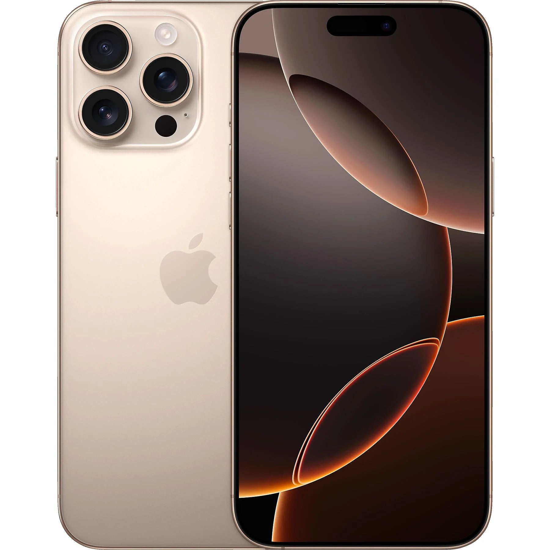 iPhone 16 Pro Max Desert Titanium — bold, warm tone finish with premium storage configurations. Fully unlocked for global use. A top choice for buyers looking for something unique.