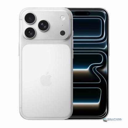 Apple iPhone 17 Pro Silver — premium unlocked smartphone with 256GB, 512GB, and 1TB storage, available for retail and wholesale