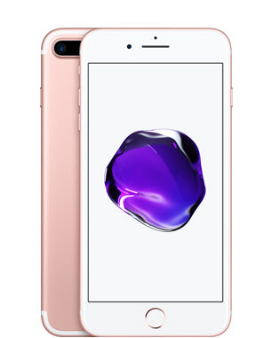 Elegant Rose Gold Apple iPhone 7 Plus — available in 32GB, 128GB, and 256GB, good used condition, fully unlocked for GSM and CDMA carriers, great for individual or bulk purchase.