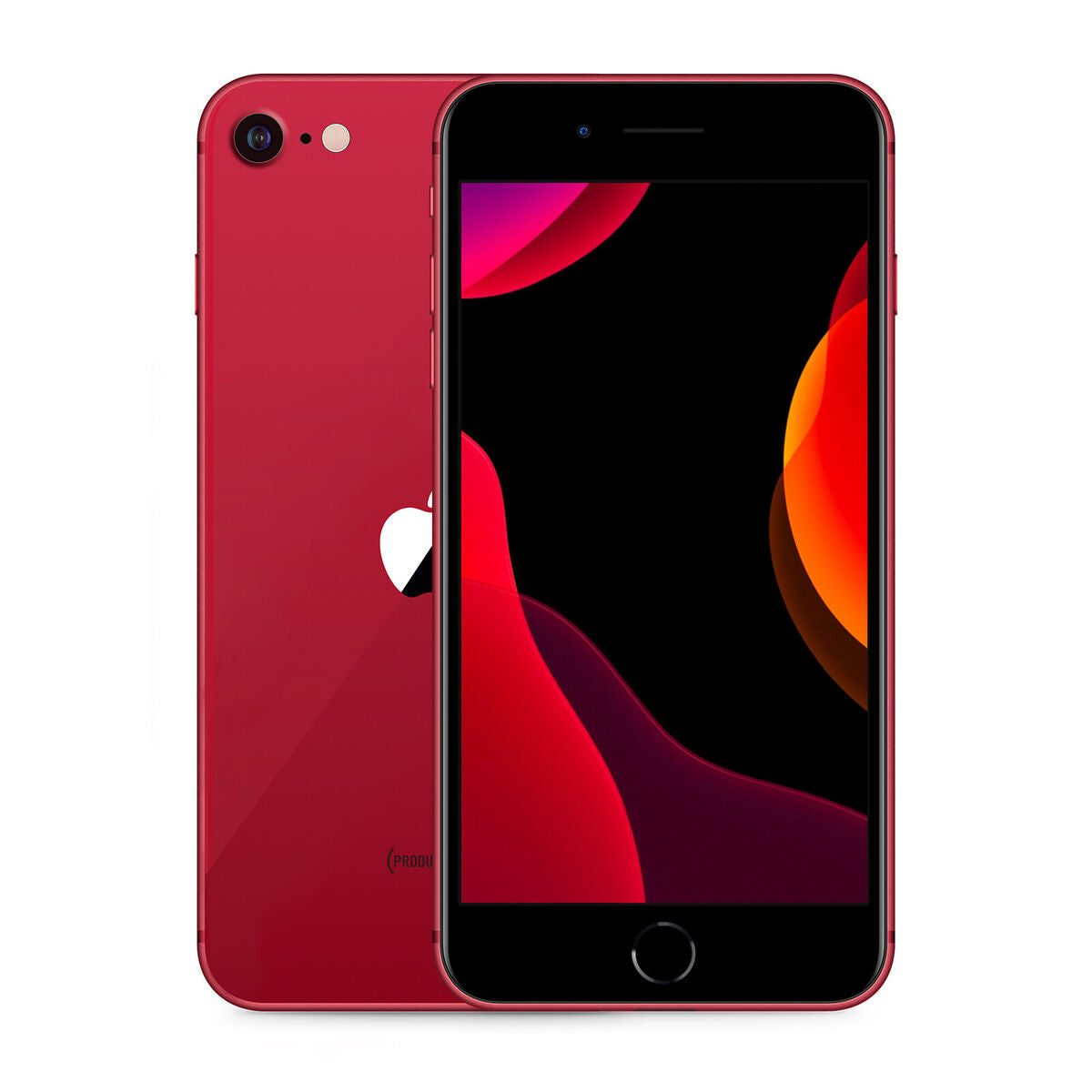 (PRODUCT)RED iPhone SE 2nd Gen vibrant color, 4.7-inch display, A13 Bionic chip, factory unlocked; perfect balance of power and price for retail or wholesale buyers.