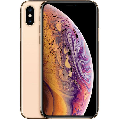 Apple iPhone XS in Gold — available in 64GB, 256GB, and 512GB, factory unlocked, used in good condition, GSM and CDMA compatible, ideal for retail and wholesale buyers.
