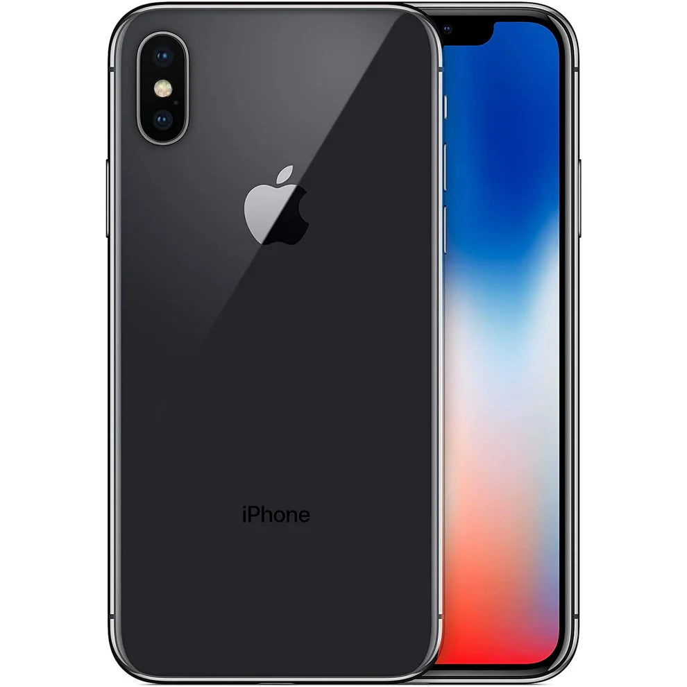 Apple iPhone XS in Space Gray — available in 64GB, 256GB, and 512GB, used in good condition, factory unlocked for GSM and CDMA carriers, available at wholesale and retail.
