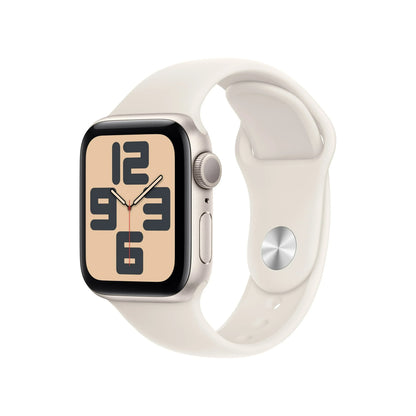 Apple Watch SE 2nd Generation in starlight finish – 40mm & 44mm GPS smartwatch with heart rate monitor, notifications, and workout tracking – retail and wholesale availability