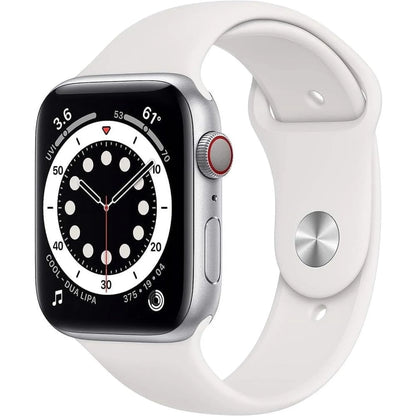 Apple Watch Series 8 GPS, 41mm and 45mm in Silver aluminum case, water-resistant smartwatch, retail and wholesale