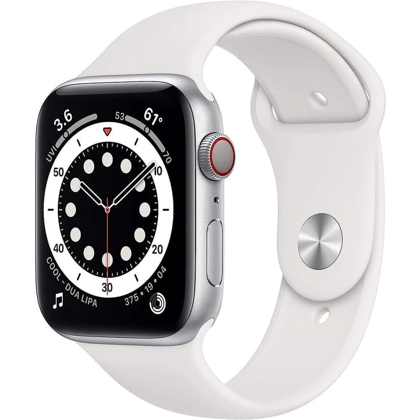 Apple Watch Series 9 GPS, 41mm and 45mm in Silver aluminum case, sleek smartwatch with Retina display, retail and wholesale
