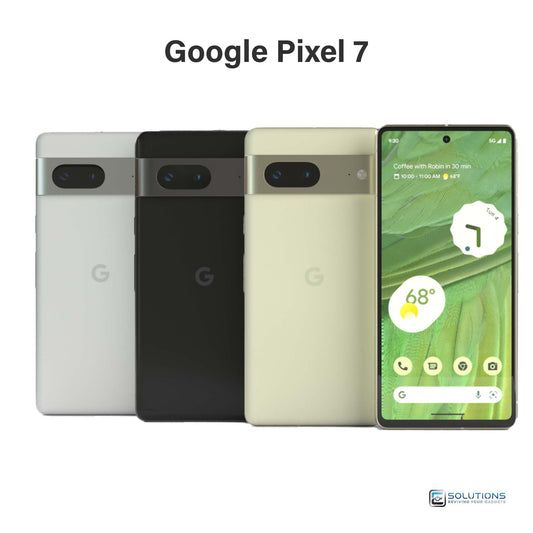 Google Pixel 7 lineup in Obsidian, Snow, and Lemongrass — unlocked smartphones available for retail and wholesale with 128GB and 256GB storage