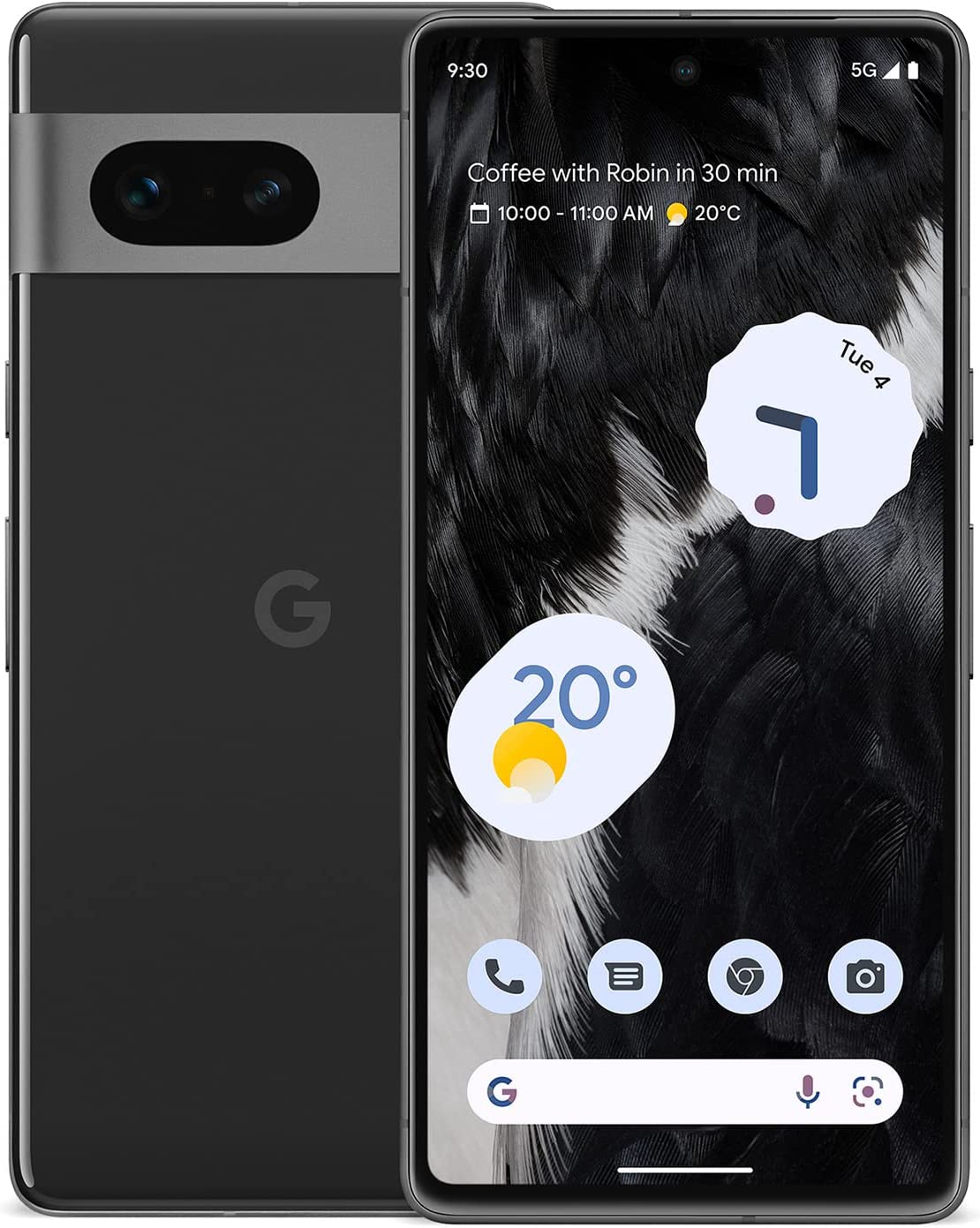 Google Pixel 7 Obsidian — sleek black finish, factory unlocked, offered in 128GB and 256GB for retail and wholesale buyers