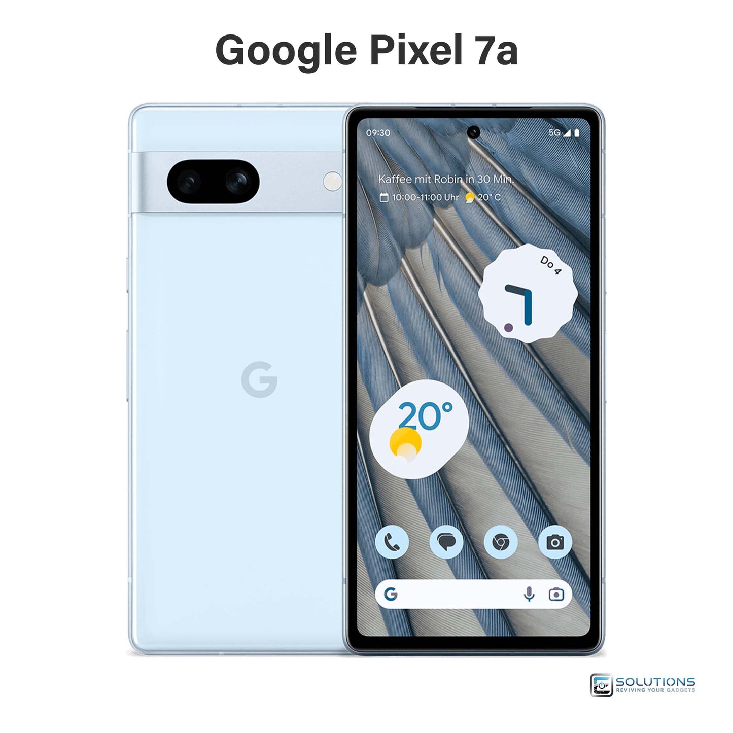 Google Pixel 7a Snow — bright clean look, factory unlocked, offered with 128 GB storage for retail and wholesale buyers