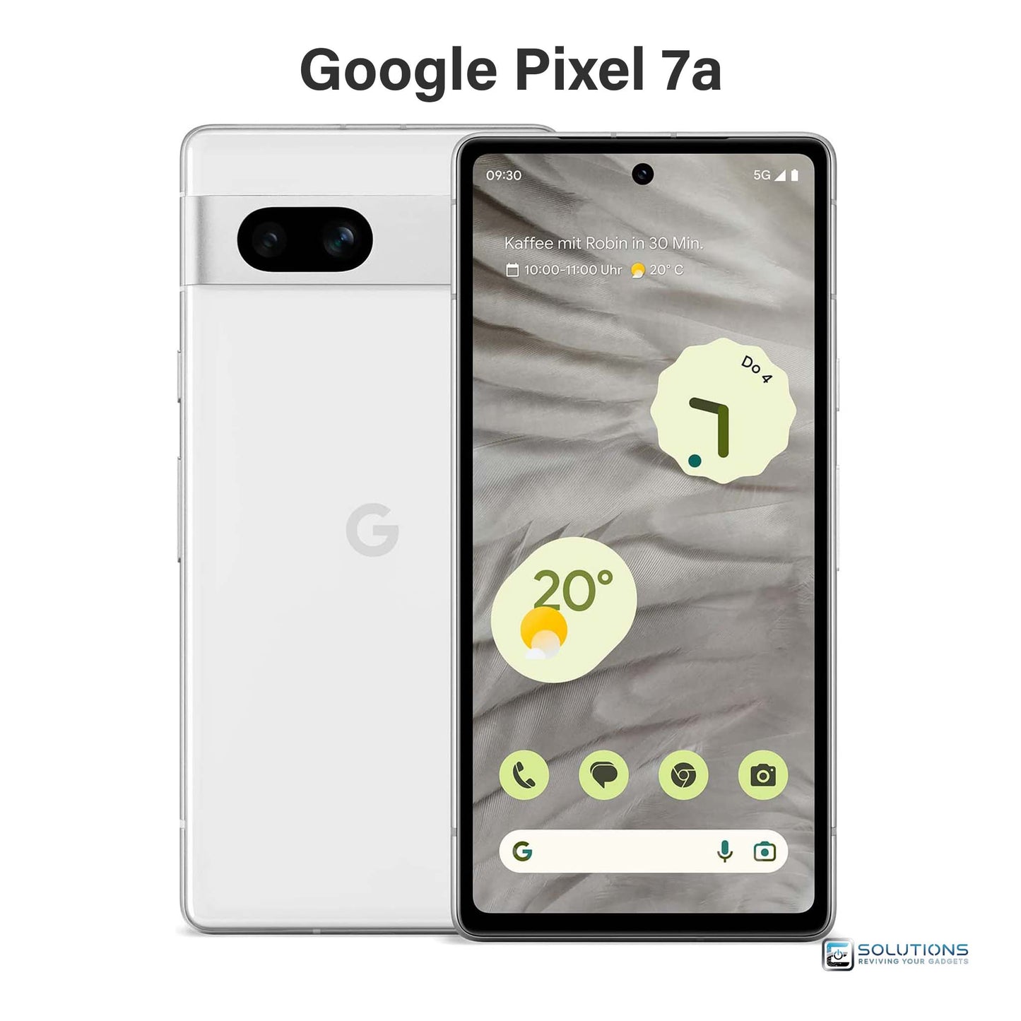 Google Pixel 7a Sea — cool arctic-blue hue, unlocked budget phone available for retail and wholesale in 128 GB