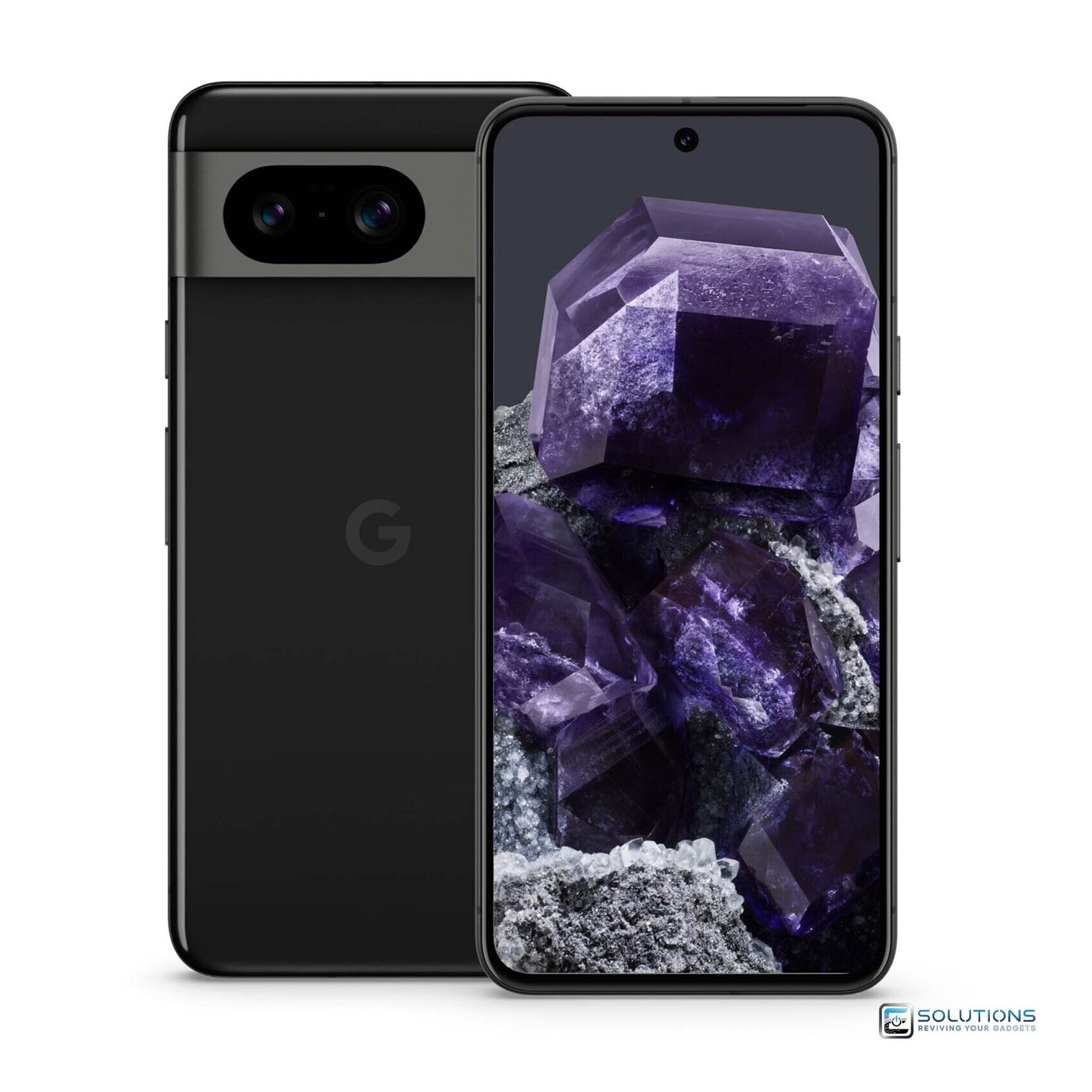 Google Pixel 8 Obsidian — sleek black finish, factory unlocked, offered in 128GB and 256GB for retail and wholesale buyers