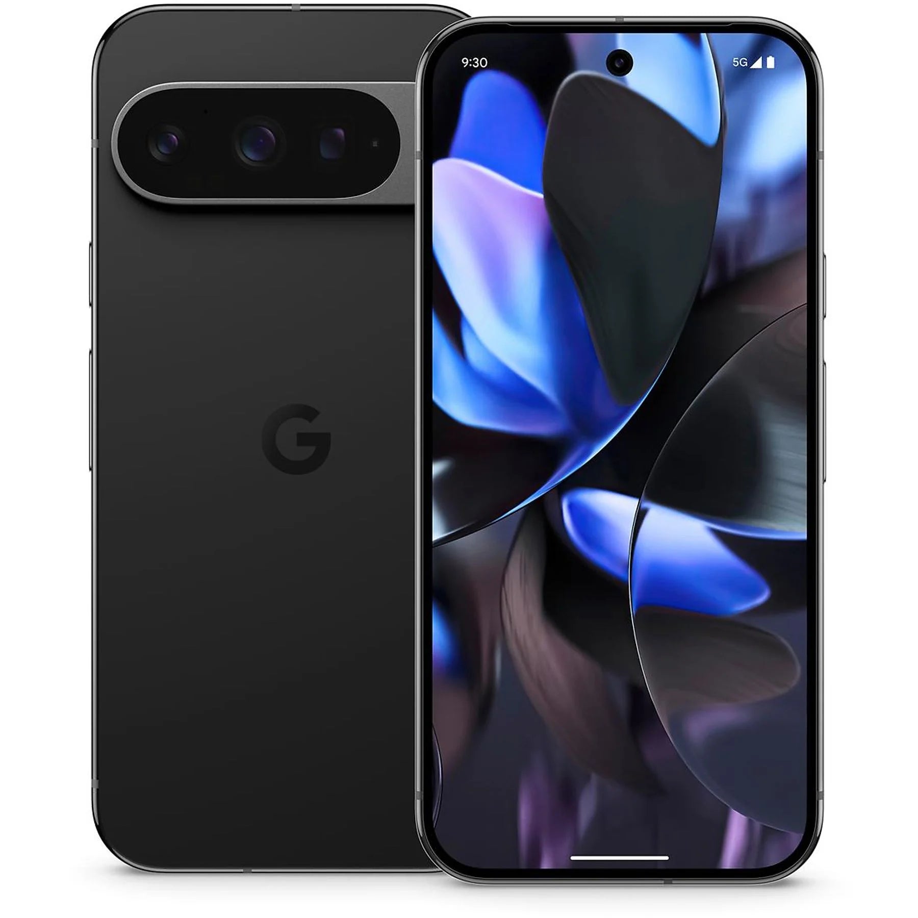 Google Pixel 9 Pro Obsidian — sleek black flagship phone, factory unlocked, available for retail and wholesale in 128GB, 256GB, 512GB, and 1TB