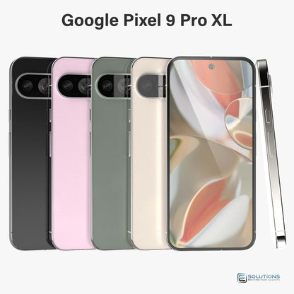 Google Pixel 9 Pro XL lineup in Obsidian, Porcelain, Hazel, and Rose Quartz — unlocked extra-large flagship smartphones for retail and wholesale with 128GB, 256GB, 512GB, and 1TB storage options