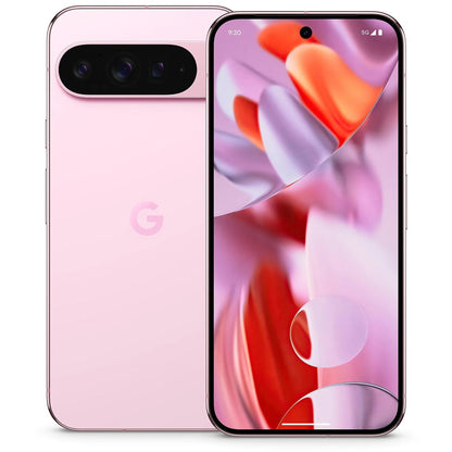 Google Pixel 9 Pro XL Rose Quartz — premium pink edition, extra-large unlocked phone available in 128GB, 256GB, 512GB, and 1TB storage for retail and wholesale