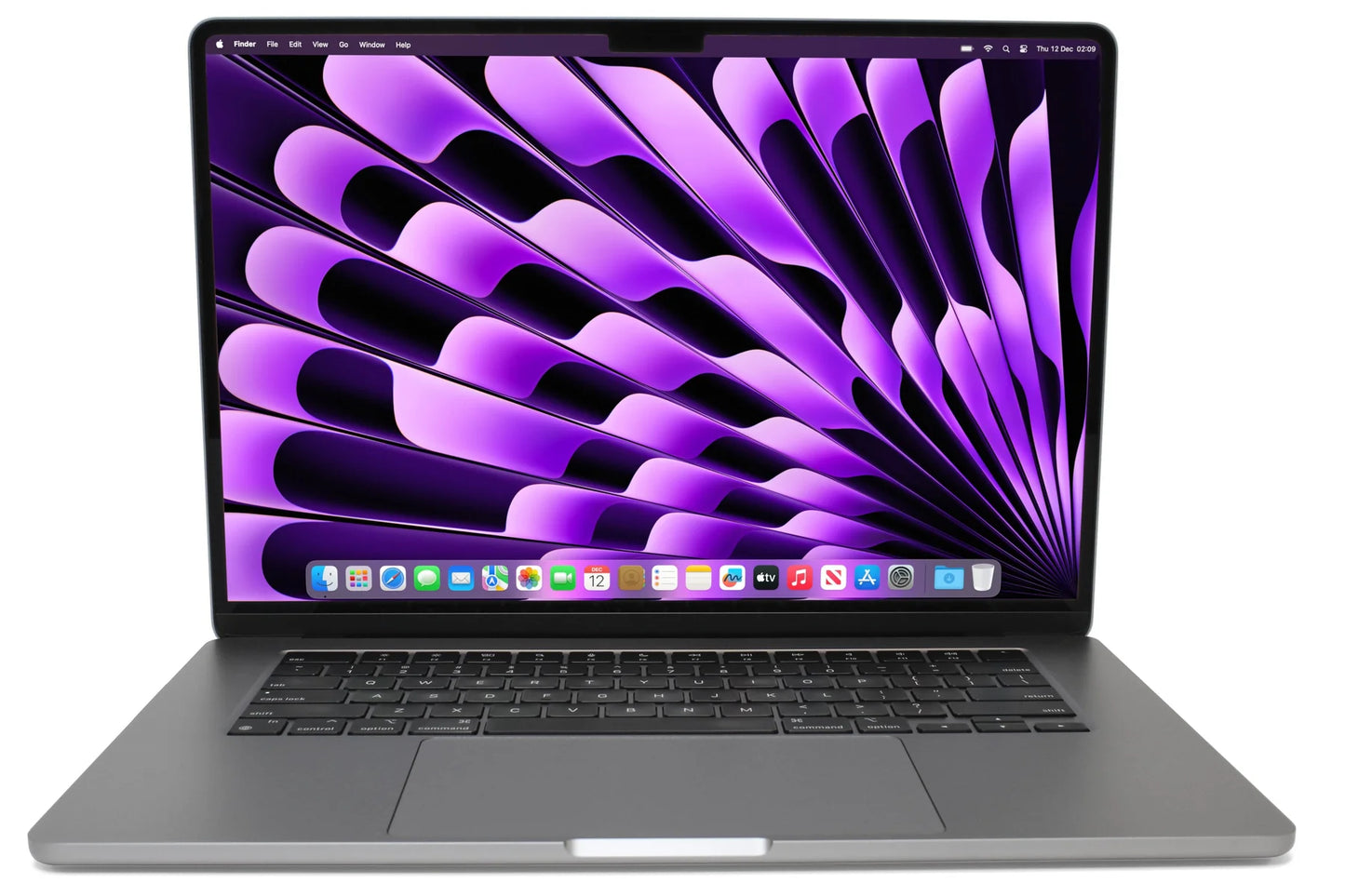 Apple MacBook Air 15-inch M2 2023 Space Gray with 8GB RAM and 256GB SSD — modern Apple laptop with Retina display, efficient and stylish