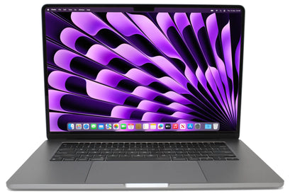 Apple MacBook Air 15-inch M2 2023 Space Gray with 8GB RAM and 256GB SSD — modern Apple laptop with Retina display, efficient and stylish