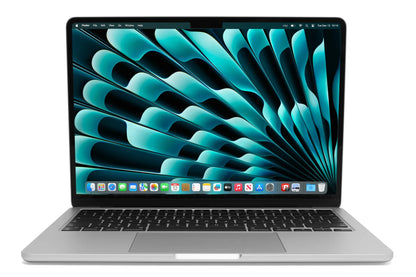 Apple MacBook Air 13-inch M3 2024 Silver with 8GB RAM and 256GB SSD — classic Apple design, lightweight laptop for everyday use, retail and wholesale