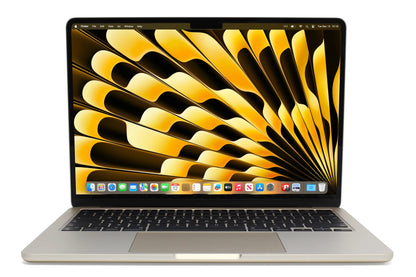 Apple MacBook Air 13-inch M3 2024 Starlight with 8GB RAM and 256GB SSD — premium lightweight MacBook with bright Retina display, stylish and efficient
